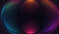 Abstract Gradient Spheres Dark Background Royalty Free Stock Photo