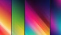 Abstract Gradient Stripes Backgrounds In Vertical Panels Royalty Free Stock Photo