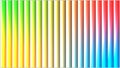 Abstract Gradient Stripes of Vibrant Colors with Subtle Shadows Texture Royalty Free Stock Photo