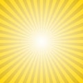 Abstract gradient sun ray background - hypnotic vector illustration Royalty Free Stock Photo