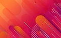 Abstract gradient template design of futuristic artwork decorative. Overlapping style for webpage background