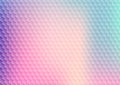 Abstract gradient vibrant color hexagon pattern background and texture