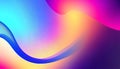 Abstract gradient wave background, colorful modern design. Stock Photo, Generative AI Royalty Free Stock Photo