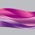 Abstract gradient wave background for web and print. vector ill Royalty Free Stock Photo