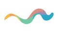 Abstract Gradient Wave for Flow Dynamic Motion, vector design Generative AI Royalty Free Stock Photo