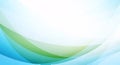 Abstract gradient waves blending soft blue and green hues on a light background Royalty Free Stock Photo