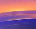 Abstract Gradient Waves of Purple Blue and Orange Sunset Sky Layers Keywords: abstract, background, gradient, waves, layers, Royalty Free Stock Photo
