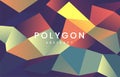 Abstract background of triangles polygon.