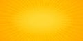 Abstract gradient yellow orange Burst Shape background with rays of lights Royalty Free Stock Photo