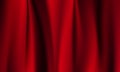 Abstract gradients, fabric red waves banner