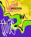 Abstract Graffiti Poster