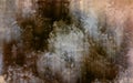 Abstract grained brown grey stone or marble background with rusty vanes and stains, vintage ground