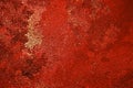 Abstract grainy background in deep red and yellow colors. Ice fire. Surface of frost crystals close-up. Tinted dark backdrop or