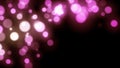 Abstract graphic background and texture, blurry pink and purple bokeh on a dark background, place for text