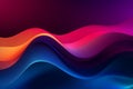 abstract graphic purple and blue wave colourful background design Royalty Free Stock Photo