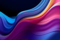 abstract graphic purple and blue wave colourful background design Royalty Free Stock Photo