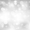 Abstract gray background with a white light blur. Royalty Free Stock Photo