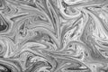 Abstract Gray Black and White Marble Ink Pattern Background. Liquid Abstract Pattern With Black, White, Grey Graphics