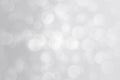 Abstract gray bokeh lights effect, soft blurred background Royalty Free Stock Photo