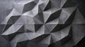 Grey Abstract Polygonal Pattern Forms a Three Dimensional Geometric Texture Royalty Free Stock Photo