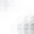 Abstract gray hexagons. Background for presentation. Eps 10 Royalty Free Stock Photo