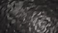 Abstract gray looped seamless low poly triangular mesh background Royalty Free Stock Photo