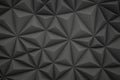 Abstract gray low poly background with copy space 3d render Royalty Free Stock Photo