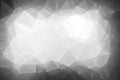 Abstract gray low poly background Royalty Free Stock Photo