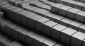 Abstract Gray Metal Cubes Texture Background Royalty Free Stock Photo