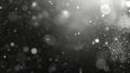 Abstract Gray Particle Bokeh Background, Sparkling Light Design Royalty Free Stock Photo