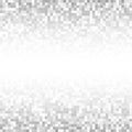 Abstract gray pixelated technology backgroundt. Business light pixel pattern background, square paper size .