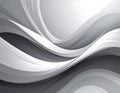Abstract Gray Wave Pattern Royalty Free Stock Photo