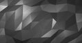 Abstract gray silver low poly triangular mesh