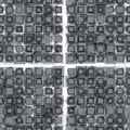 Abstract gray squares and rhombus seamless pattern Royalty Free Stock Photo