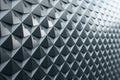 Abstract gray triangular wallpaper. Technology and geometry concept. Royalty Free Stock Photo