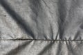 Abstract gray waterproof textile texture.