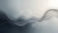 Abstract Gray Wave Background: Elegant Flowing Lines Design
