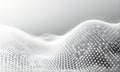 Abstract Gray Wave Pattern Background with Subtle Dots Royalty Free Stock Photo