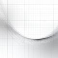 Abstract Gray Wave Pattern with Dotted Effect on White Grid Background Royalty Free Stock Photo