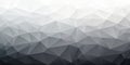 Abstract gray and white geometric low poly background. Generative AI Royalty Free Stock Photo