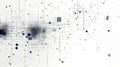 Abstract Grayscale Background with Scattered Dark Shapes and Lines