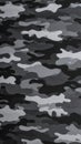 Abstract grayscale camouflage pattern texture backdrop for design projects. Digital art camouflage. Royalty Free Stock Photo