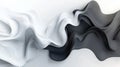 Abstract Grayscale Flowing Shapes Creating a Dynamic Design Background