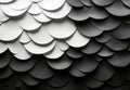 Abstract Grayscale Semicircle Pattern Texture Royalty Free Stock Photo