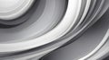 Abstract Grayscale Wave Pattern