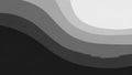 Abstract grayscale wavy lines and curves creating a smooth gradient effect background Royalty Free Stock Photo
