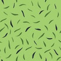Abstract Greek leaves repeat pattern on green background