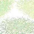 Abstract green 3D mosaic