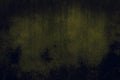Abstract green background or black background with lots of rough distressed vintage grunge background texture