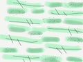 Abstract green background with brushstrokes and black dots Royalty Free Stock Photo